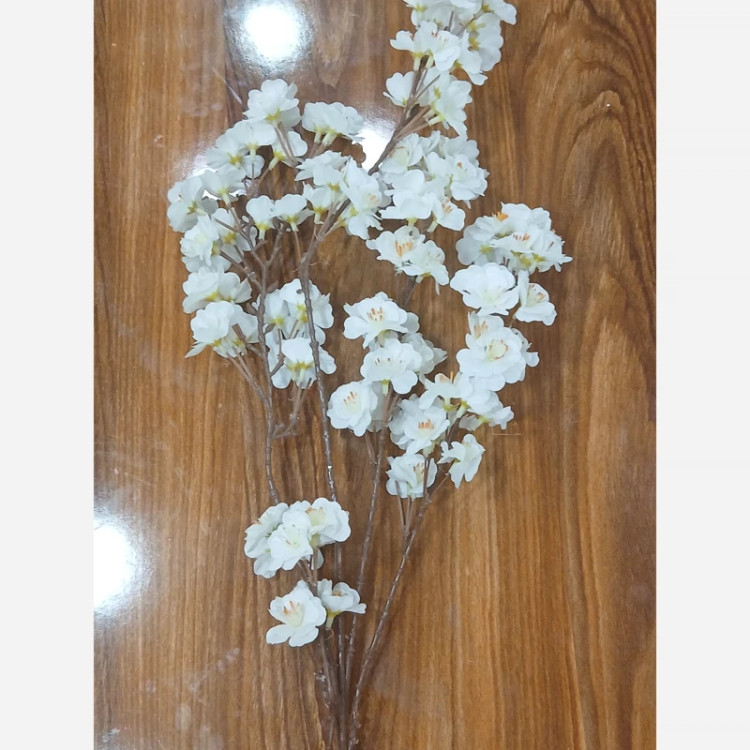 شاخه شکوفه مصنوعی رنگ سفید
