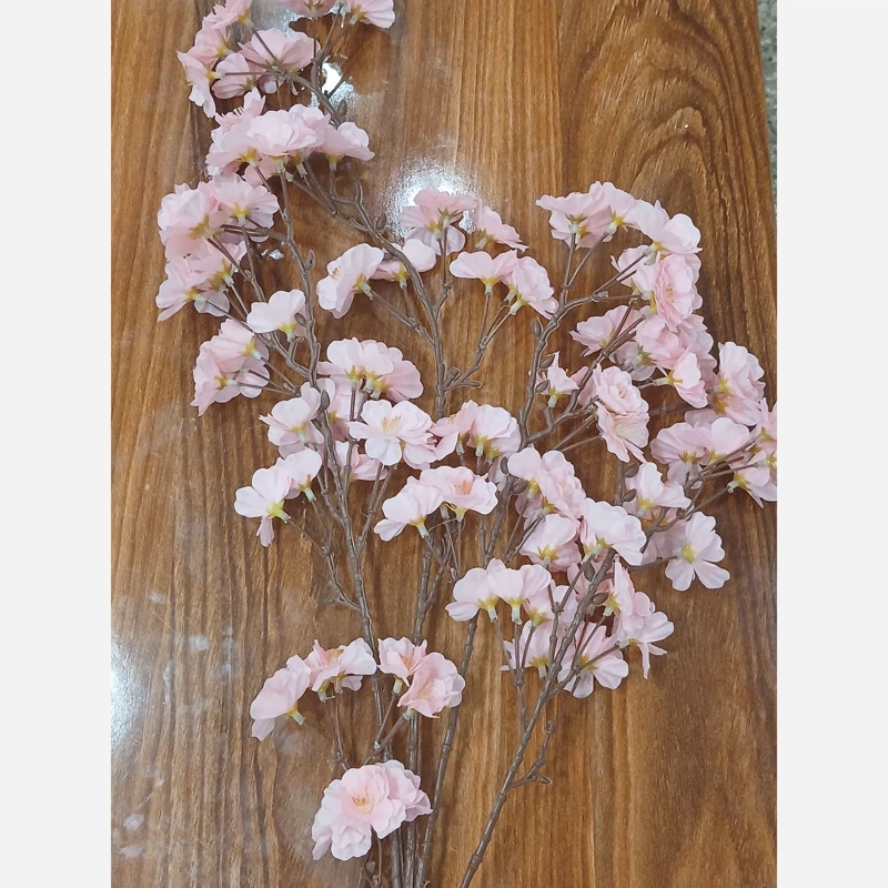 شاخه گل مصنوعی شکوفه صورتی