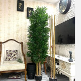 خرید درختچه مصنوعی بامبو قد ۱۷۰ با برگ های لمسی