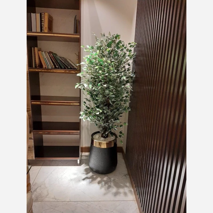 خرید درختچه مصنوعی بنجامین مدل ابلق