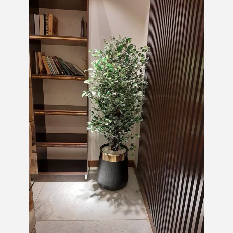 خرید درختچه مصنوعی بنجامین مدل ابلق