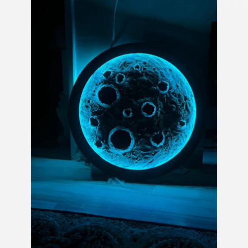 خرید تابلو ماه ۷ رنگ ریموت دار