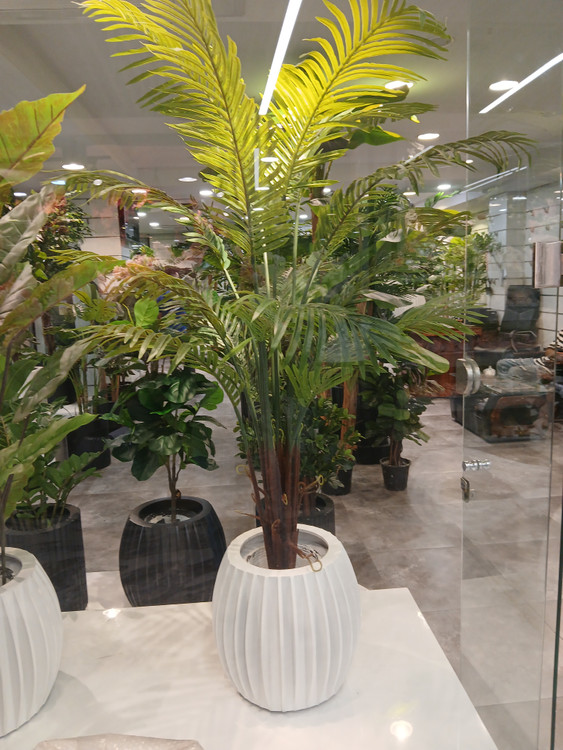 درختچه مصنوعی فینیکس با برگ های لمسی و قابل شست و شو