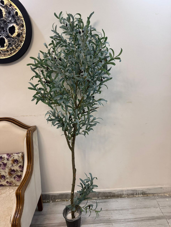 درختچه مصنوعی زیتون با تنه طبیعی