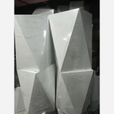 خرید گلدان فایبر گلس سفید