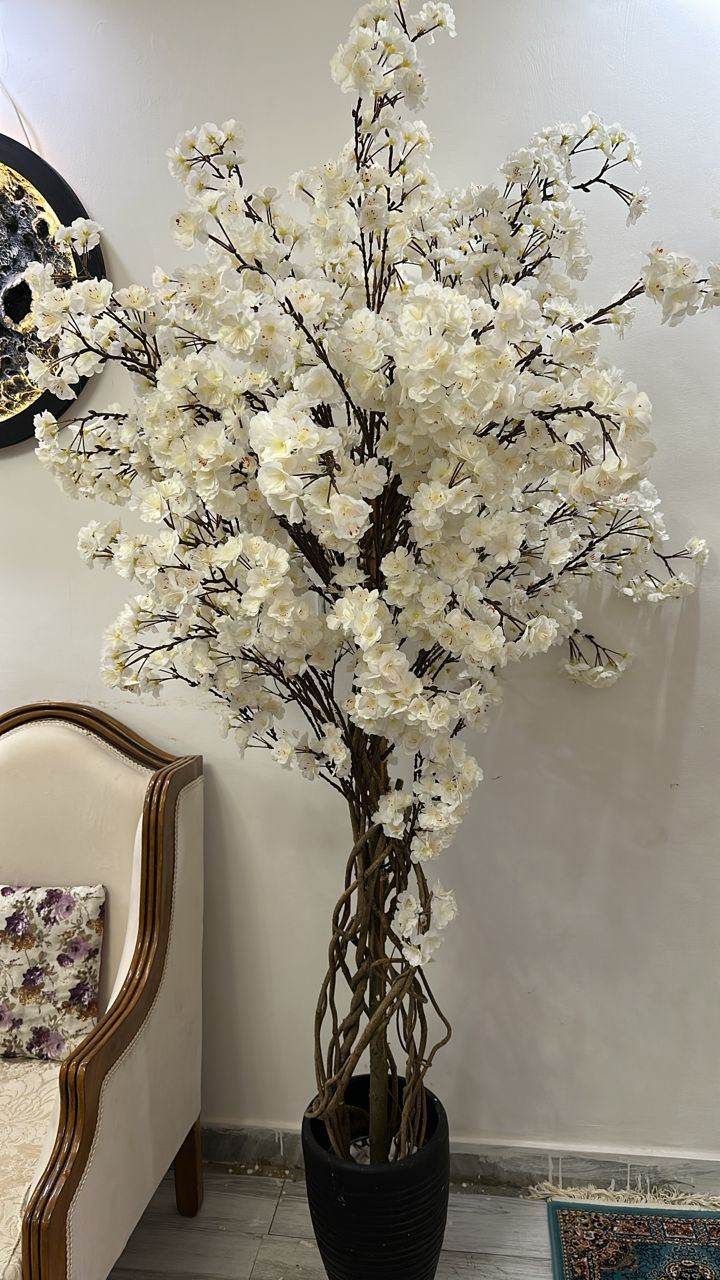 درختچه مصنوعی شکوفه پر حجم