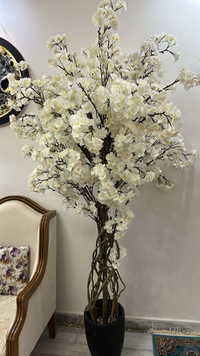 درختچه مصنوعی شکوفه پر حجم